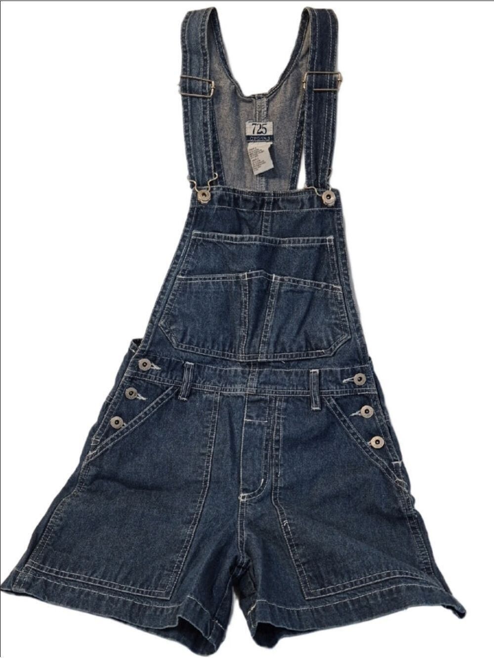 725 Originals Denim Overalls Romper Classic Blue Size Medium